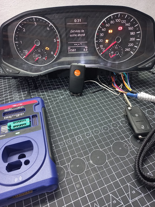 Programación de llave VW — Codificación de inmovilizador